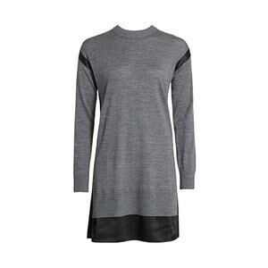 RAG & BONE Sadie Merino Wool & Silk-Blend Shift Sweater Dress Women’s Medium EUC